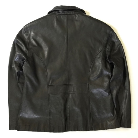 𝅺Wilson leather jacket.w/detachable lining  Sz L - Picture 2 of 8